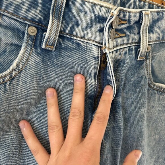 Levi's Superlow Low Rise Relaxed Fit Straight Leg Jeans - Picture 5 of 11